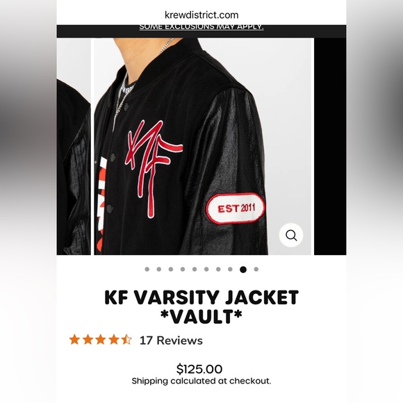 Krew District Vintage Jacket. - Picture 6 of 8